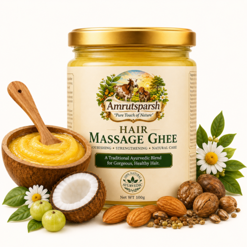 Amrutsparsh Hair Massage Ghee for Hair Growth & Scalp Nourishment