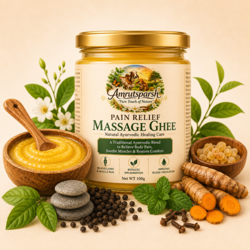 Amrutsparsh Pain Relief Massage Ghee for Joint & Muscle Care