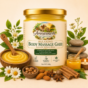 Amrutsparsh Relaxing Body Massage Ghee for Stress Relief & Wellness