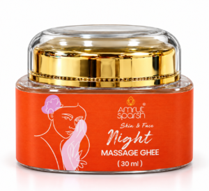 Amrut Sparsh Night Massage Ghee for Face & Skin