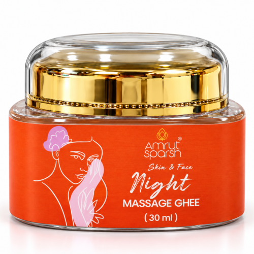 Amrut Sparsh Night Massage Ghee for Face & Skin